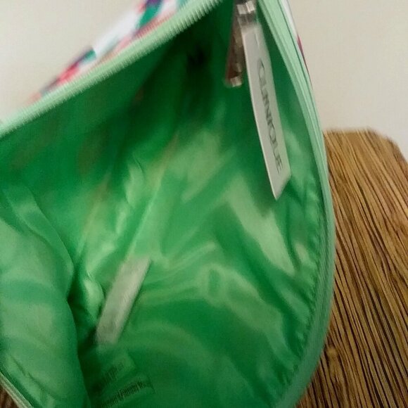 Clinique x DRAWBERTSON Makeup Bag 🌼 NWT Floral Pop Art Cosmetic Pouch - Picture 6 of 7